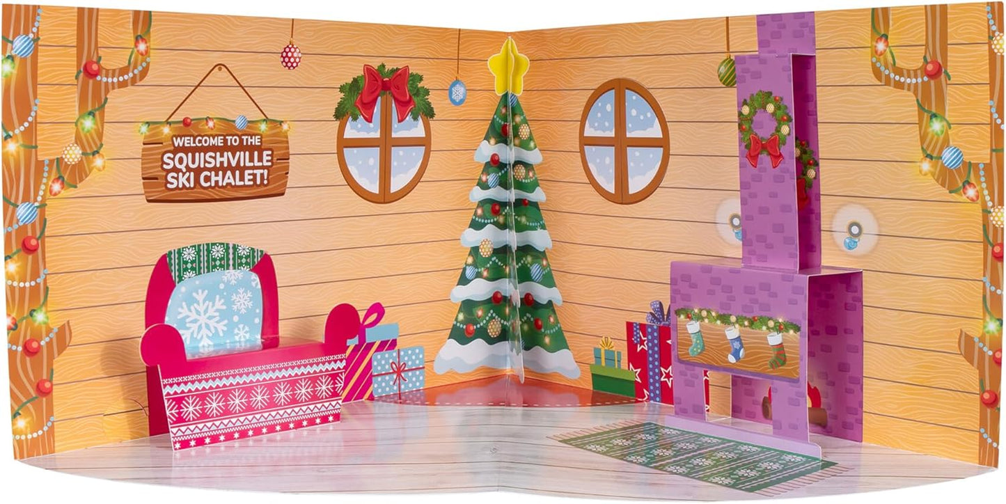 Squishville by The Original Squishmallows Holiday Calendar - 24 Exclusive 2” Festive Squishmallows - Seasonal Toys for Kids and Preschoolers - Ages 3+