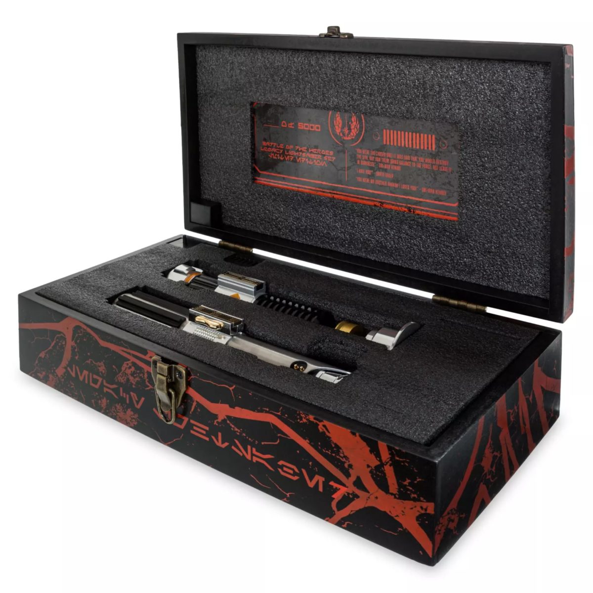 Disney Parks Anakin Skywalker and Obi-Wan Kenobi Limited Edition Legacy Lightsaber Hilt Set