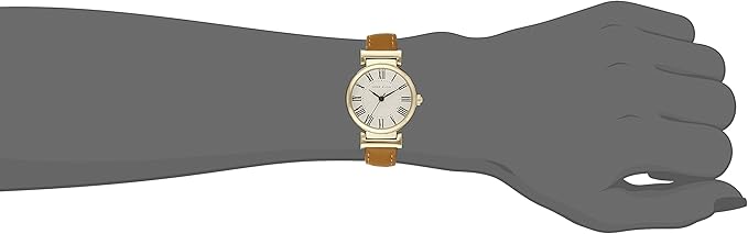 Anne Klein Women's Leather Strap Watch