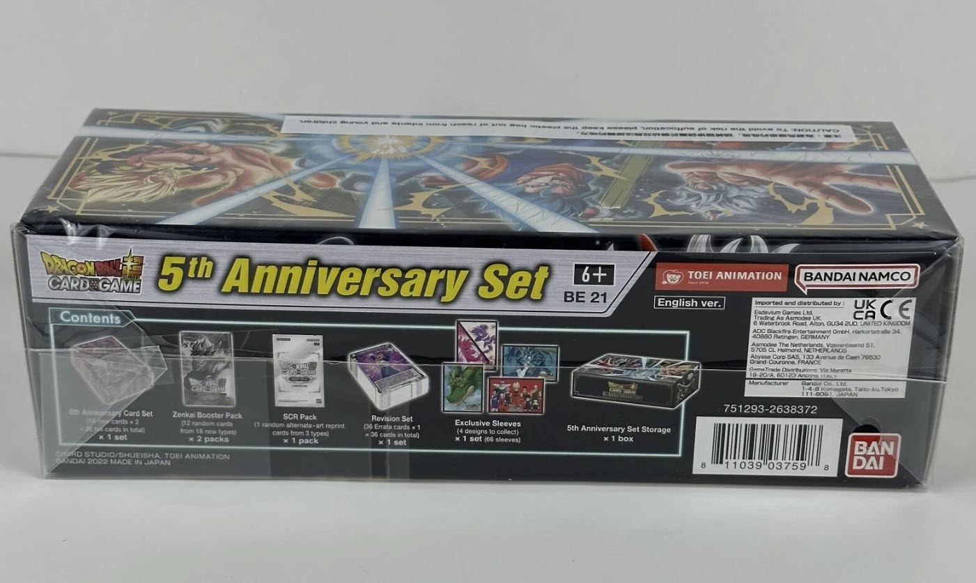Dragon Ball Super 5th Anniversary Set