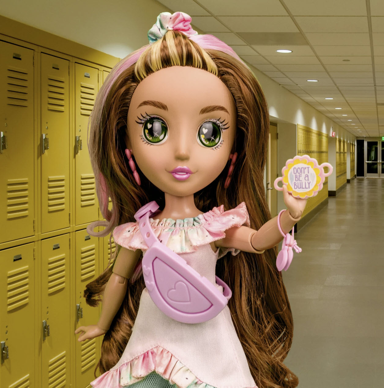 BeKind Ivy Eco-Friendly Fashion Doll with DIY Play & Long Brown Hair