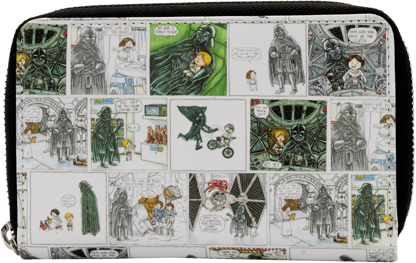 Loungefly Darth Vader Comic Strip Zip Around Wallet