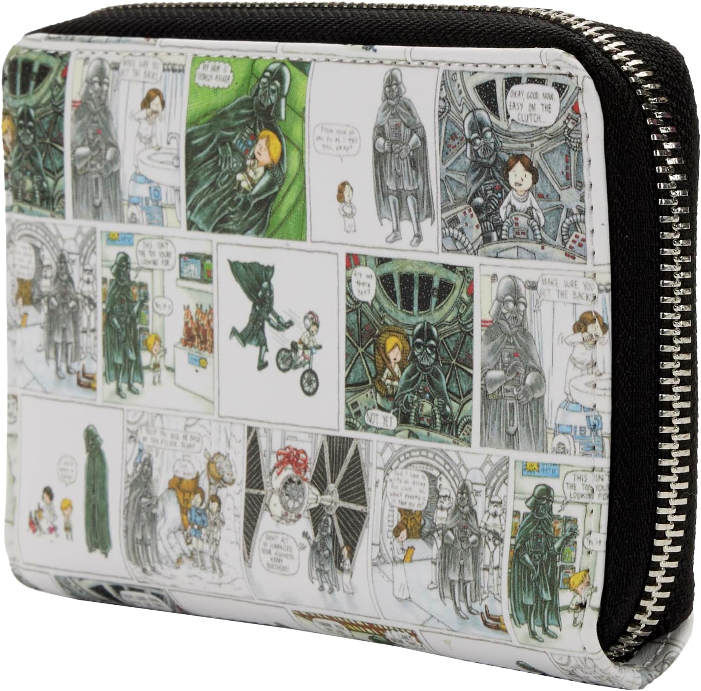 Loungefly Darth Vader Comic Strip Zip Around Wallet