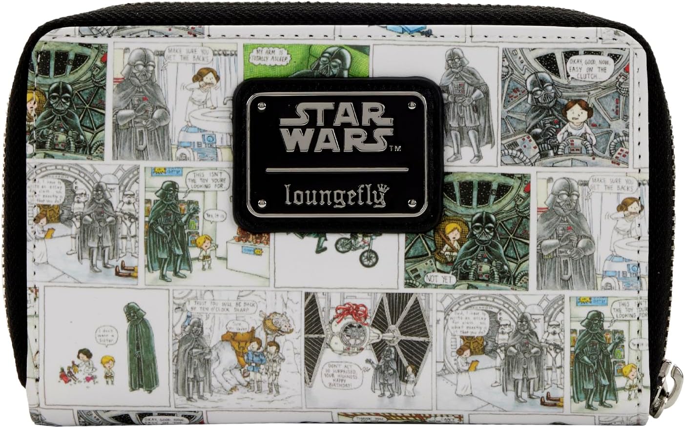Loungefly Darth Vader Comic Strip Zip Around Wallet