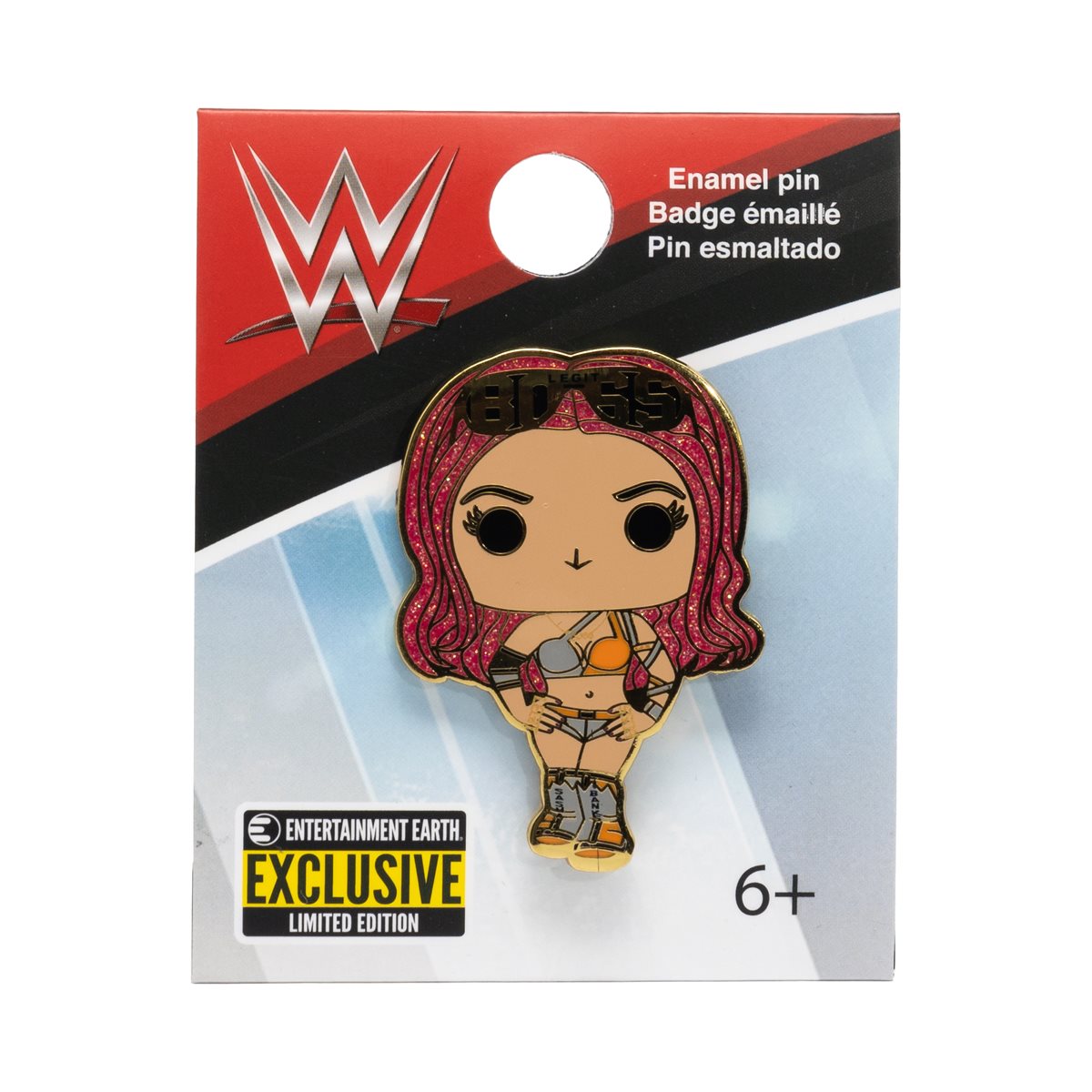 Loungefly WWE Sasha Banks Pop Enamel Pin