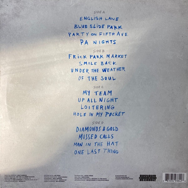 Mac Miller - Blue Slide Park Limited UO Blue Swirl 2XLP Vinyl