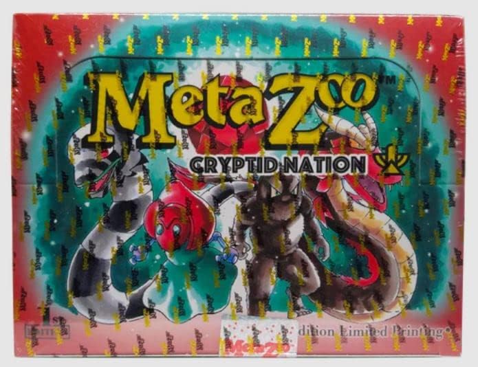 MetaZoo Trading Card Game Cryptid Nation Booster Box (First Edition, 36 Packs)