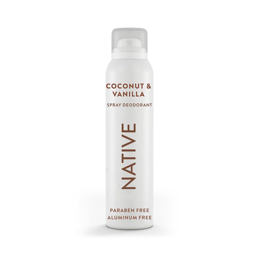 Native Deodorant & Body Spray, Aluminum Free, Coconut & Vanilla, for Women and Men, 3.5 oz