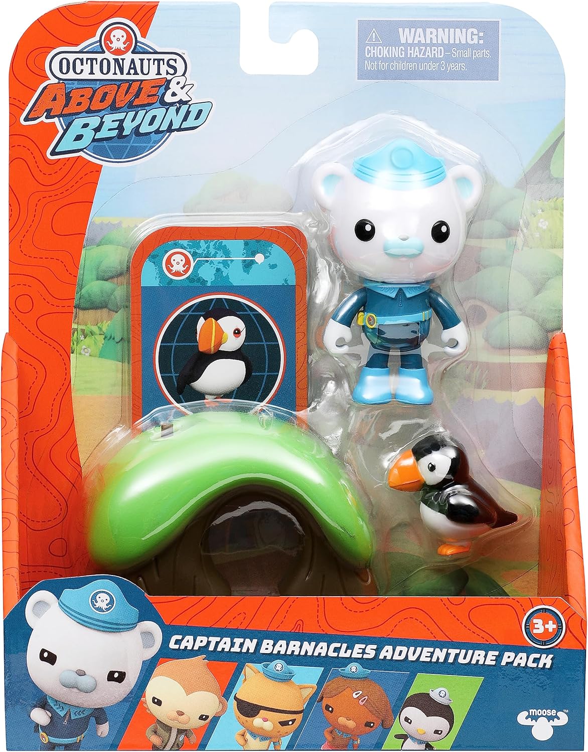Octonauts Above and Beyond | Deluxe Toy Figure | Captain Barnacles Adventure Pack | Recreate Missions