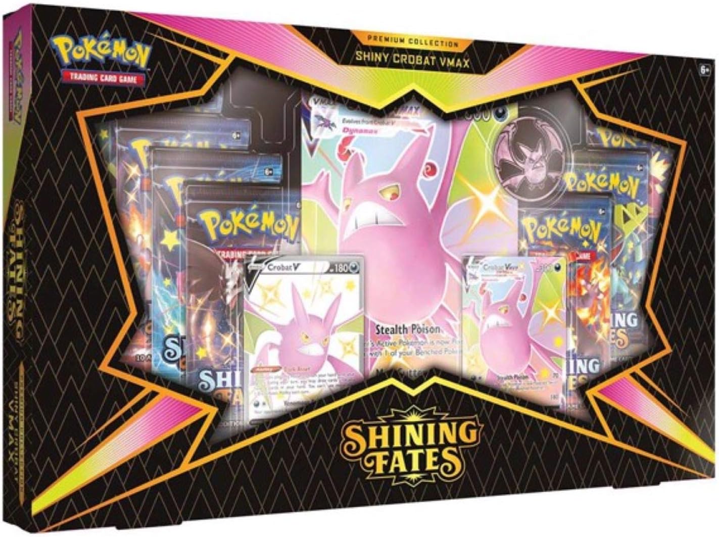 Pokemon TCG: Shining Fates Premium Collection—Shiny Crobat VMAX