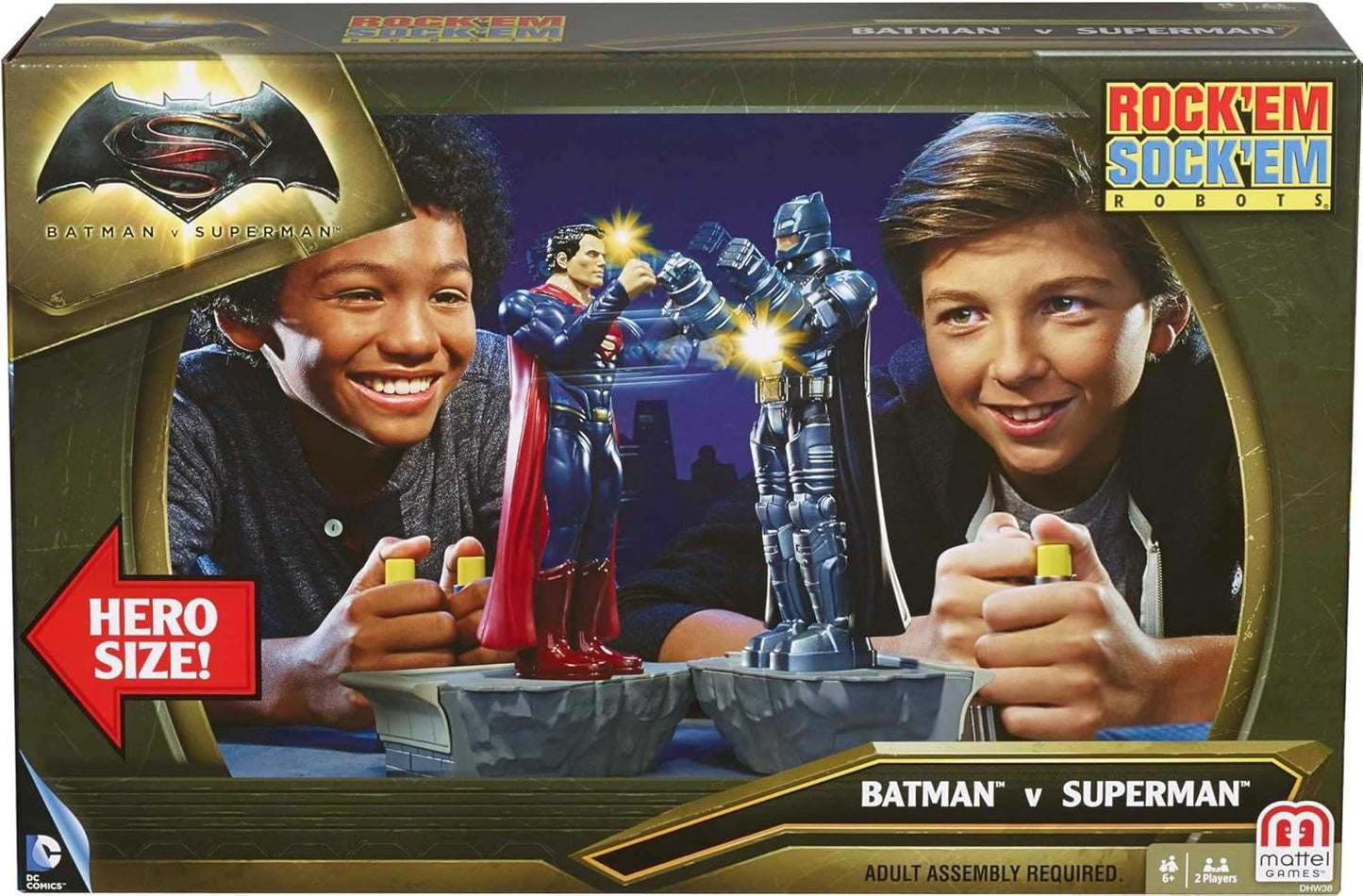 Rock em Sock em Robots Batman v Superman