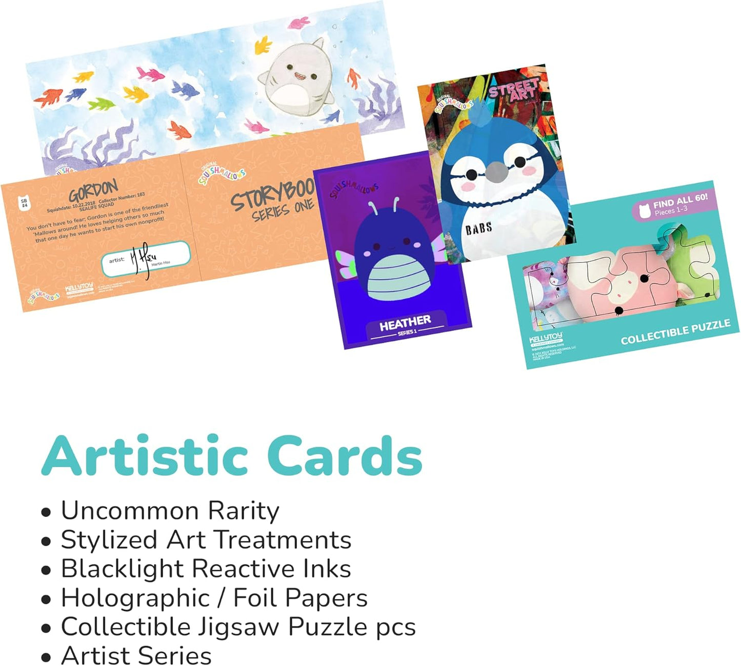 Squishmallows Official Jazwares Series 1 Trading Cards 24-Pack