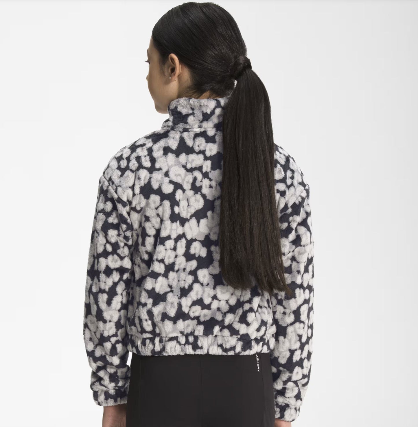 THE NORTH FACE Girl's Printed Osolita Full Zip Jacket (Little Kids/Big Kids) Vanadis Grey Leopard Print