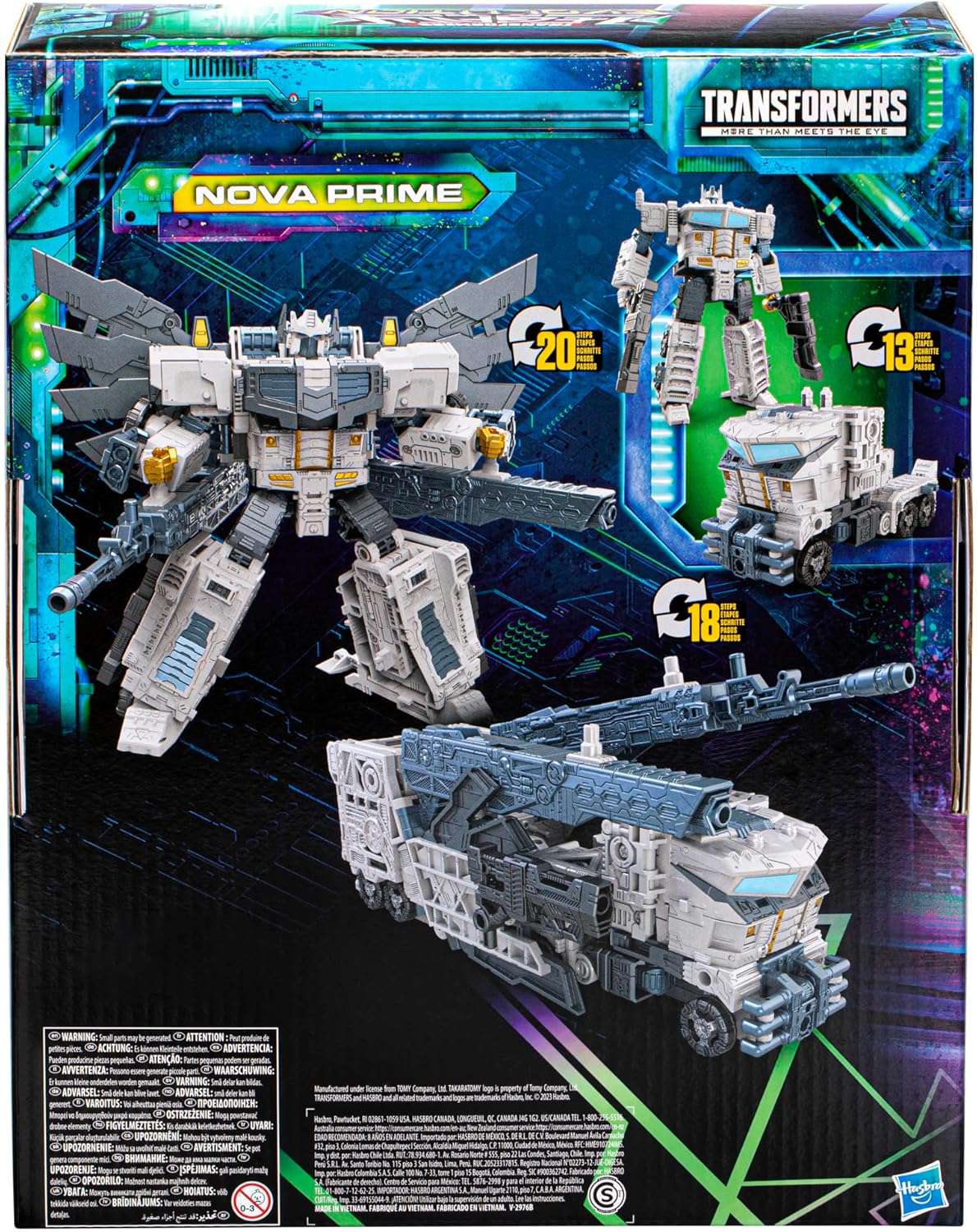 Transformers Toys Legacy Evolution Leader Class Nova Prime Toy, 7-inch, Action Figures for Boys and Girls Ages 8 and Up
