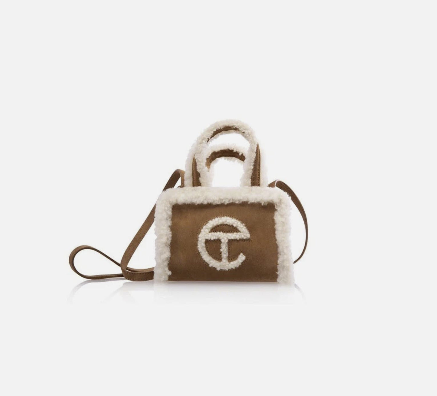 UGG x Telfar Shopping Bag Small Chestnut Shearling