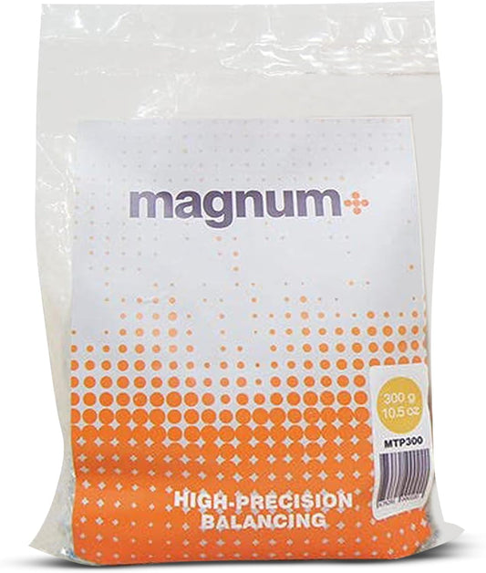 magnum+ Tire Balancing Beads for Trucks, Trailer, Off-Road Vehicles – TPMS Compatible Tempered Glass Wheel Balance Beads – One Bag x 10.5oz/300g